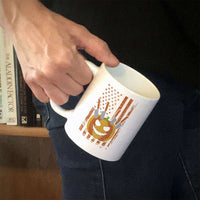 Load image into Gallery viewer, Designs by MyUtopia Shout Out:Halloween American Flag Ceramic Coffee Cup
