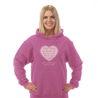 Load image into Gallery viewer, Designs by MyUtopia Shout Out:Hands are as Full as Mom&#39;s Heart Personalized with Kid&#39;s Names Pullover Hoodie
