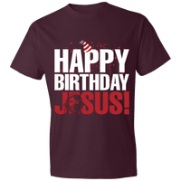 Load image into Gallery viewer, Designs by MyUtopia Shout Out:Happy Birthday Jesus - Lightweight Unisex T-Shirt,Maroon / S,Adult Unisex T-Shirt
