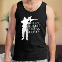 Load image into Gallery viewer, Designs by MyUtopia Shout Out:Have You Thanked A Veteran Today Cotton Unisex Tank Top
