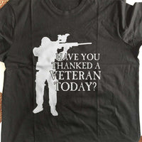 Load image into Gallery viewer, Designs by MyUtopia Shout Out:Have You Thanked A Veteran Today Unisex T-Shirt
