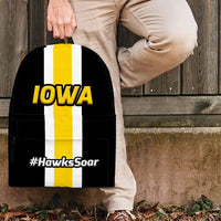 Load image into Gallery viewer, Designs by MyUtopia Shout Out:#HawksSoar Iowa Backpack
