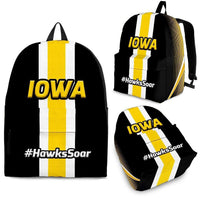 Load image into Gallery viewer, Designs by MyUtopia Shout Out:#HawksSoar Iowa Backpack
