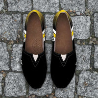 Load image into Gallery viewer, Designs by MyUtopia Shout Out:#HawksSoar Iowa Casual Canvas Slip on Shoes Women&#39;s Flats
