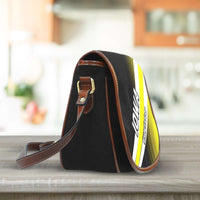 Load image into Gallery viewer, Designs by MyUtopia Shout Out:#HawksSoar Iowa Fan Canvas Saddlebag Style Crossbody Purse
