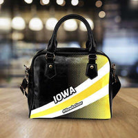 Load image into Gallery viewer, Designs by MyUtopia Shout Out:#HawksSoar Iowa Faux Leather Handbag with Shoulder Strap
