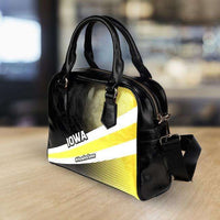 Load image into Gallery viewer, Designs by MyUtopia Shout Out:#HawksSoar Iowa Faux Leather Handbag with Shoulder Strap
