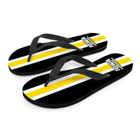 Load image into Gallery viewer, Designs by MyUtopia Shout Out:#HawksSoar Iowa Flip Flops
