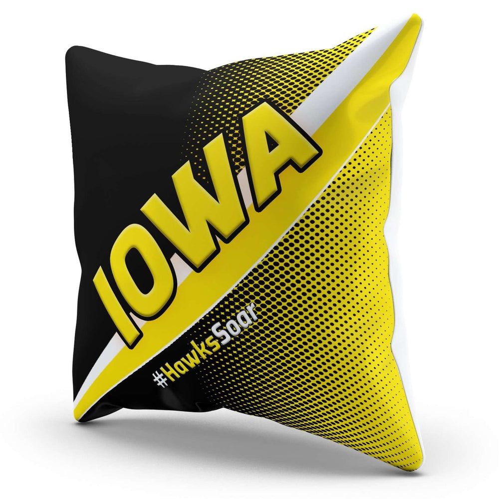 Designs by MyUtopia Shout Out:#HawksSoar Iowa Pillowcase
