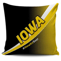 Load image into Gallery viewer, Designs by MyUtopia Shout Out:#HawksSoar Iowa Pillowcase
