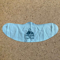 Load image into Gallery viewer, Designs by MyUtopia Shout Out:He Died That I May Live Fabric Face Covering / Face Mask,Light Blue,Fabric Face Mask
