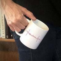 Load image into Gallery viewer, Designs by MyUtopia Shout Out:Heartbeat Merry Christmas Ceramic White Coffee Mug
