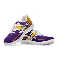 Load image into Gallery viewer, Designs by MyUtopia Shout Out:#HeedTheCallOfSkol Minnesota Fan Running Shoes v2,Kid&#39;s / 11 CHILD (EU28) / Violet/Gold,Running Shoes
