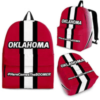Load image into Gallery viewer, Designs by MyUtopia Shout Out:#HereComesTheBoomer Oklahoma Backpack
