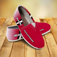 Load image into Gallery viewer, Designs by MyUtopia Shout Out:#HereComesTheBoomer Oklahoma Casual Canvas Slip on Shoes Women&#39;s Flats
