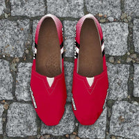 Load image into Gallery viewer, Designs by MyUtopia Shout Out:#HereComesTheBoomer Oklahoma Casual Canvas Slip on Shoes Women&#39;s Flats
