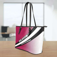 Load image into Gallery viewer, Designs by MyUtopia Shout Out:#HereComesTheBoomer Oklahoma Fan Faux Leather Totebag Purse
