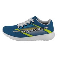 Load image into Gallery viewer, Designs by MyUtopia Shout Out:#HighBoltage L.A. Fan Inspired Z Stripe Running Shoes
