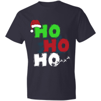 Load image into Gallery viewer, Designs by MyUtopia Shout Out:Ho Ho Ho - Christmas Lightweight Unisex T-Shirt,Navy / S,Adult Unisex T-Shirt
