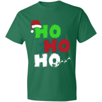 Load image into Gallery viewer, Designs by MyUtopia Shout Out:Ho Ho Ho - Christmas Lightweight Unisex T-Shirt,Kelly Green / S,Adult Unisex T-Shirt
