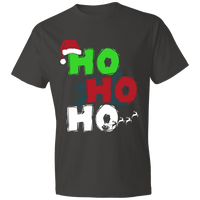 Load image into Gallery viewer, Designs by MyUtopia Shout Out:Ho Ho Ho - Christmas Lightweight Unisex T-Shirt,Smoke / S,Adult Unisex T-Shirt
