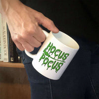 Load image into Gallery viewer, Designs by MyUtopia Shout Out:Hocus Pocus Broomstick White Ceramic Coffee Mug
