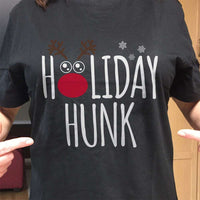 Load image into Gallery viewer, Designs by MyUtopia Shout Out:Holiday Hunk Adult Unisex T-Shirt
