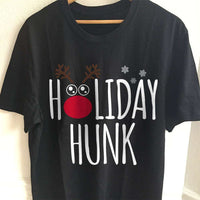 Load image into Gallery viewer, Designs by MyUtopia Shout Out:Holiday Hunk Adult Unisex T-Shirt
