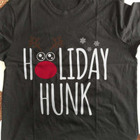Load image into Gallery viewer, Designs by MyUtopia Shout Out:Holiday Hunk Adult Unisex T-Shirt
