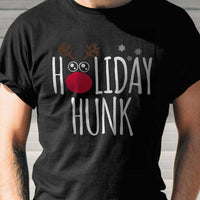Load image into Gallery viewer, Designs by MyUtopia Shout Out:Holiday Hunk Adult Unisex T-Shirt
