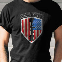 Load image into Gallery viewer, Designs by MyUtopia Shout Out:Honor The Fallen Heroes Adult Unisex T-Shirt
