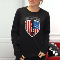 Load image into Gallery viewer, Designs by MyUtopia Shout Out:Honor The Fallen Heroes Long Sleeve Ultra Cotton T-Shirt
