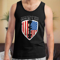 Load image into Gallery viewer, Designs by MyUtopia Shout Out:Honor The Fallen Heroes Unisex Tank
