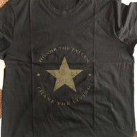 Load image into Gallery viewer, Designs by MyUtopia Shout Out:Honor The Fallen Thank The Living Star Adult Unisex T-Shirt
