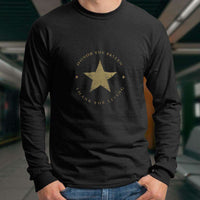 Load image into Gallery viewer, Designs by MyUtopia Shout Out:Honor The Fallen Thank The Living Star Long Sleeve Ultra Cotton T-Shirt
