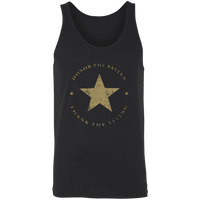 Load image into Gallery viewer, Designs by MyUtopia Shout Out:Honor The Fallen Thank The Living Star Unisex Tank,X-Small / Black,Tank Tops
