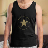 Load image into Gallery viewer, Designs by MyUtopia Shout Out:Honor The Fallen Thank The Living Star Unisex Tank
