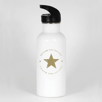 Load image into Gallery viewer, Designs by MyUtopia Shout Out:Honor The Fallen Thank The Living Star Water Bottles,White,Water Bottles

