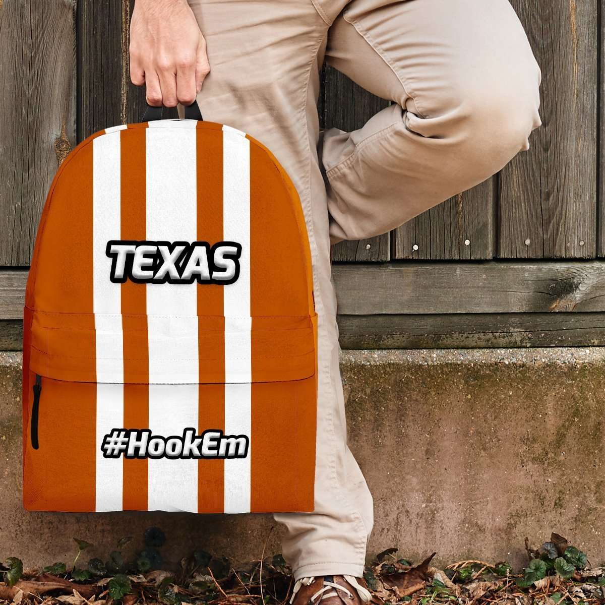 Texas Longhorns Brown and White Backpack Texas Longhorns Backpack Orange Black Nike Padded Mesh Water  main image 3