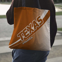 Load image into Gallery viewer, Designs by MyUtopia Shout Out:#HookEm Texas Fan Fabric Totebag Reusable Shopping Tote

