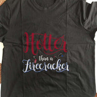 Load image into Gallery viewer, Designs by MyUtopia Shout Out:Hotter Than A Firecracker Adult Unisex T-Shirt
