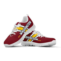 Load image into Gallery viewer, Designs by MyUtopia Shout Out:#HTTR Washington Redskins Fan Running Shoes,Mens US5 (EU38) / Burgundy,Running Shoes
