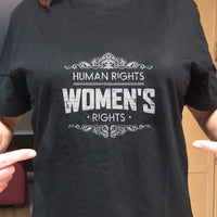 Load image into Gallery viewer, Designs by MyUtopia Shout Out:Human Rights Women&#39;s Rights Adult Unisex T-Shirt
