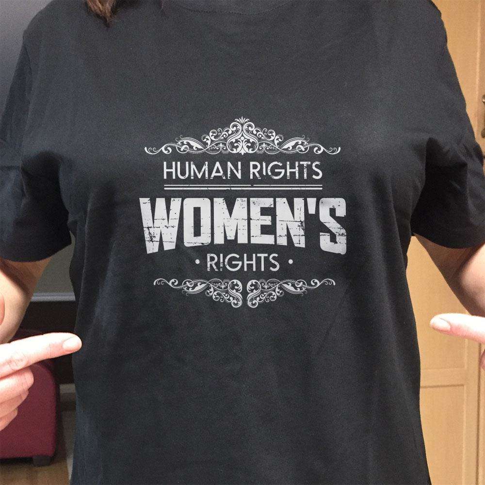 Designs by MyUtopia Shout Out:Human Rights Women's Rights Adult Unisex T-Shirt
