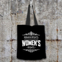 Load image into Gallery viewer, Designs by MyUtopia Shout Out:Human Rights Women&#39;s Rights Fabric Totebag Reusable Shopping Tote
