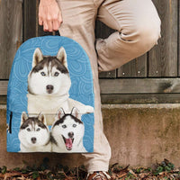 Load image into Gallery viewer, Designs by MyUtopia Shout Out:Huskies Backpack
