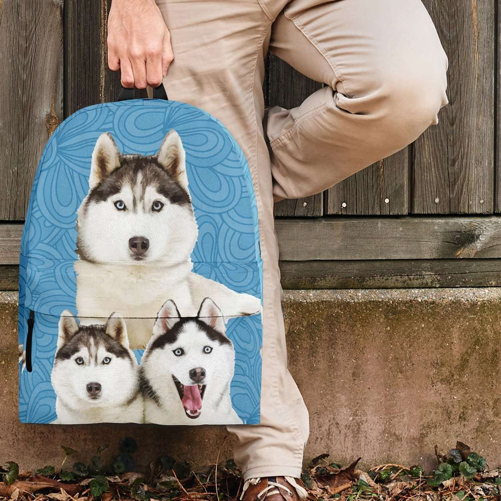 Designs by MyUtopia Shout Out:Huskies Backpack