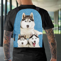 Load image into Gallery viewer, Designs by MyUtopia Shout Out:Huskies Backpack
