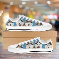 Load image into Gallery viewer, Designs by MyUtopia Shout Out:Huskies Low Cuts
