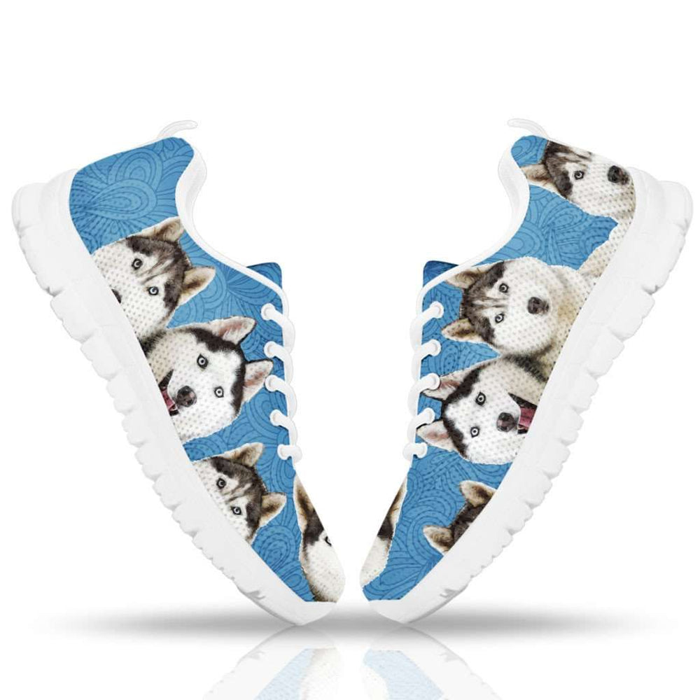 Designs by MyUtopia Shout Out:Huskies Running Shoes